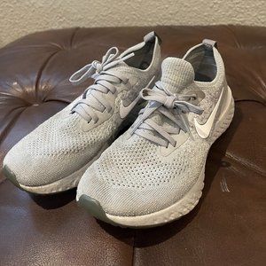 NIKE EPIC REACT FLYKNIT GREY WOMEN'S 7.5